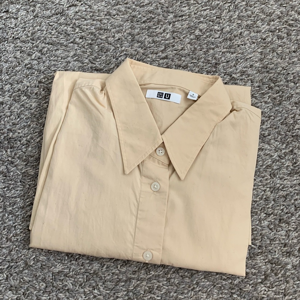 Uniqlo U Men's Beige Shirt